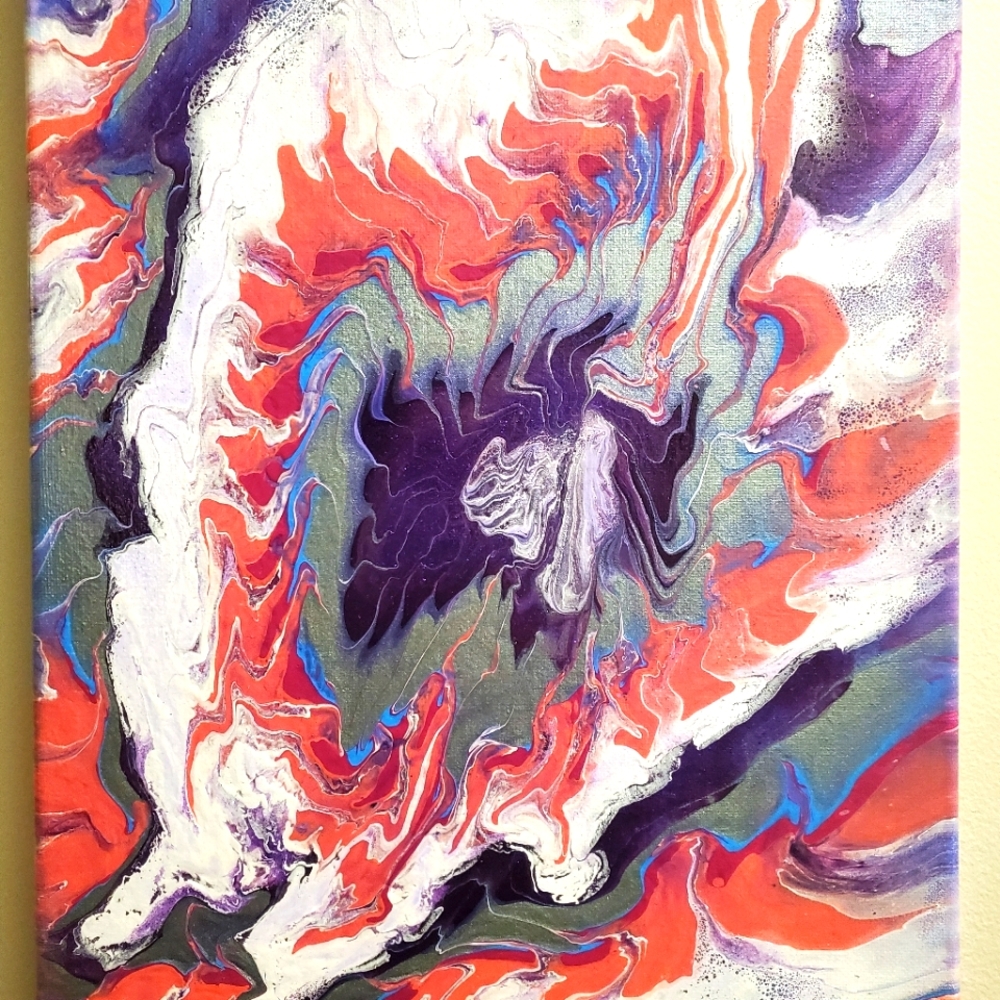 11x14 Fluid Art
